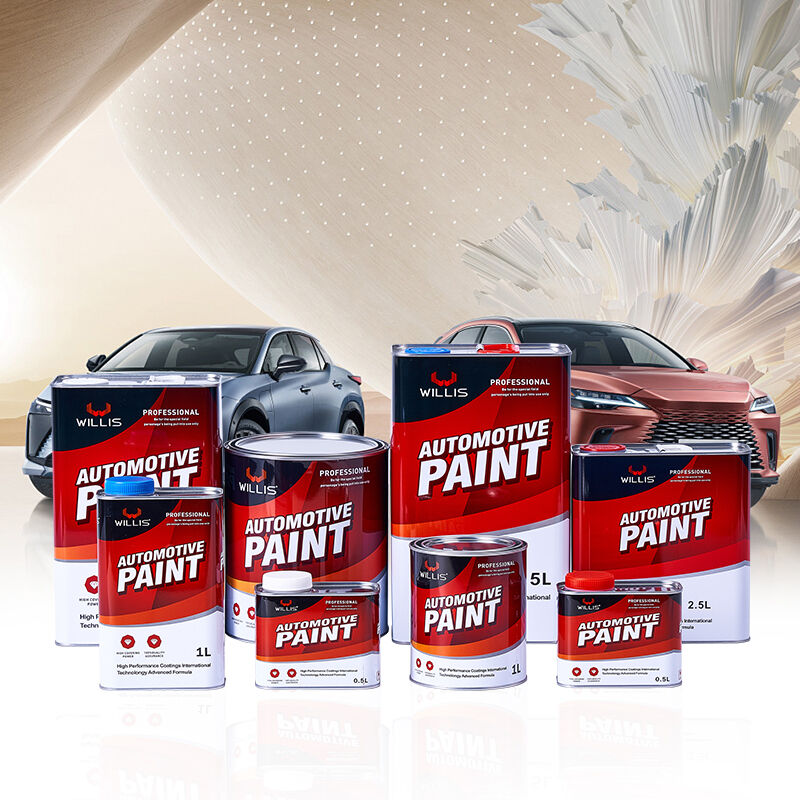 Hochwertiger WILLIS Automotive 2K Autolack Klarlack Flüssigbeschichtung Hochglanz Reparatur Kunststoff Bootslack