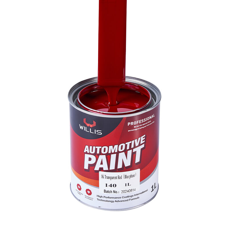 Original 1k Transparent Rot (Blaue Phase) Farb Sublimation Beschichtung Autofarbe Dosen 1l Auto Veredelung Farbe