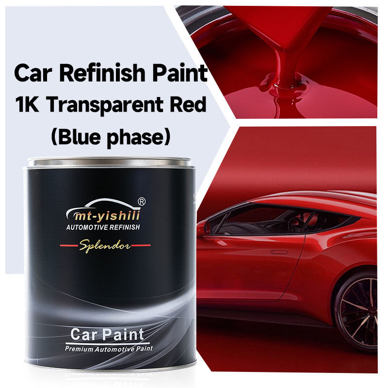 Factory Price Metallic Basecoat Auto Paint | 1K Pure Solid Color Acrylic Coating for Car Refinish | High Performance